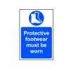 Protective Footwear Must Be Worn Sign - RPVC, 200 X 300mm